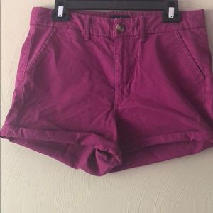 AEO hi rise stretch shortie
